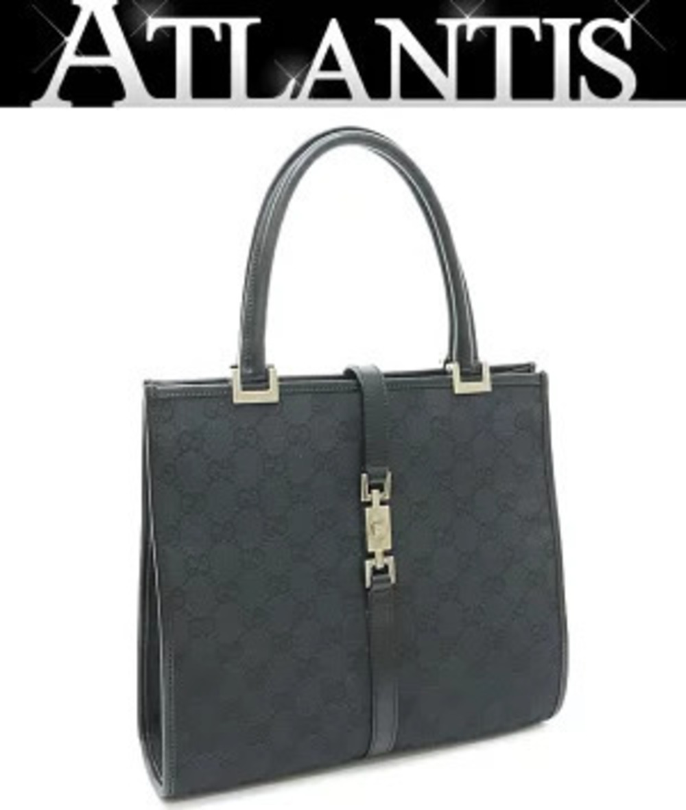Gucci Jackie handbag tote bag GG black